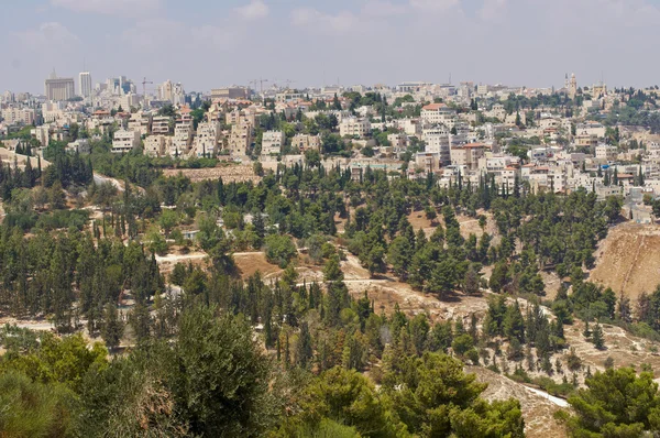 Вид Иерусалим Израиль — стоковое фото