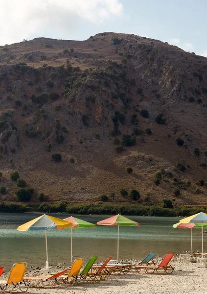 Bara Sötvatten Sjön Kreta Sjön Kournas — Stockfoto