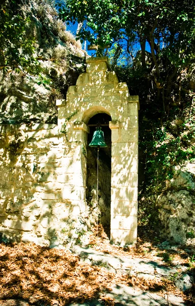 Una Antigua Capilla Bosque Grecia Isla Creta —  Fotos de Stock