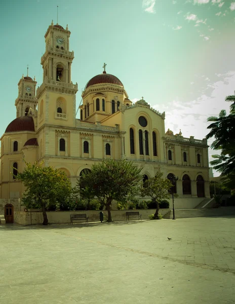 Die Basilika Der Stadt Heraklion Die Insel Des Betons Griechenland — Stockfoto