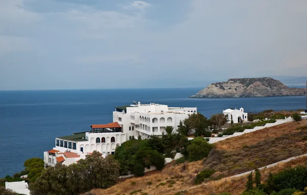 Montanha Paisagem Ilha Grega Creta Creta Norte Mar Egeu — Fotografia de Stock