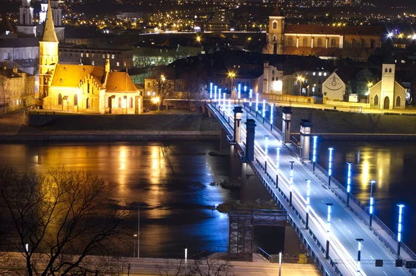 stock image Bridge at night