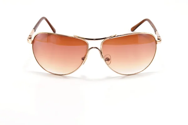 Stylische Sonnenbrille über weißem Hintergrund — Stockfoto