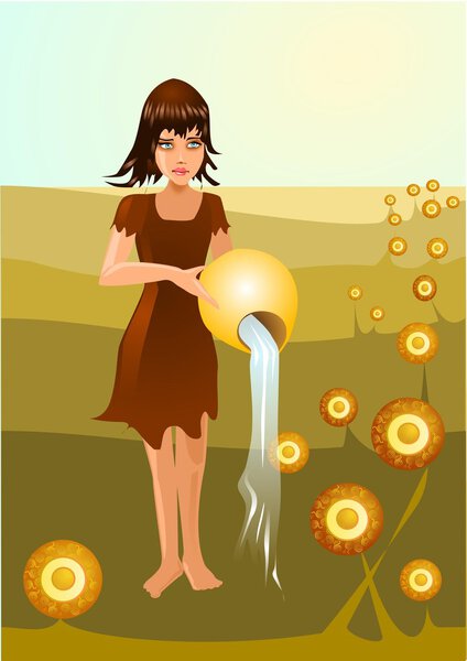 Stock with a pitcher of a pitcher pouring florist flowers florist