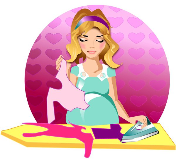 Newborn baby on the road