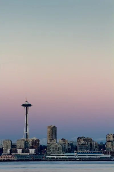 Schilderachtig Uitzicht Van Puget Sound Downtown Seattle Washington — Stockfoto