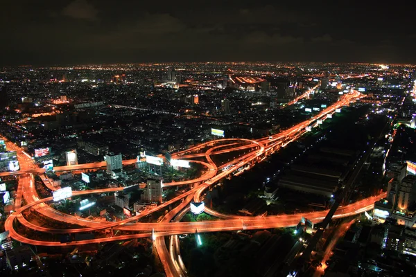 stock image Bangkok Express Way at night