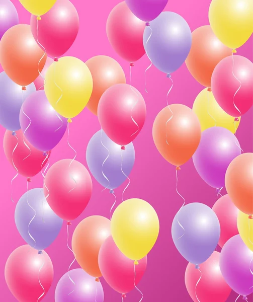 Een reeks van kleurrijke ballonnen Vectorbeelden