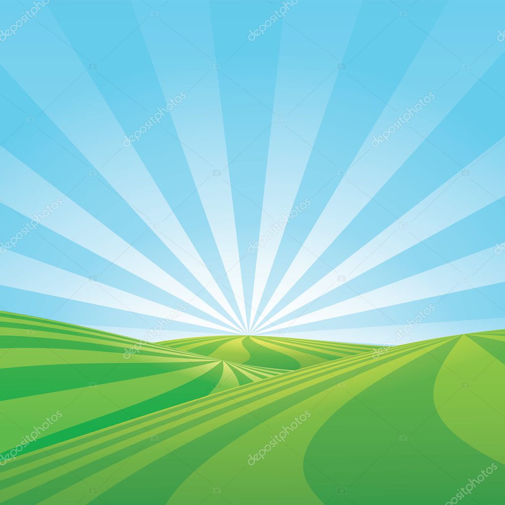 Sunny background — Stock Vector © AllonzoInc #4559554