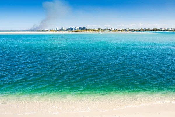 stock image Caloundra Kings Beach with amazing water