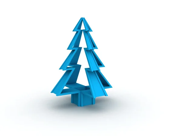 Ilustração de árvore renderizar — Fotografia de Stock