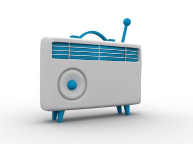 Retro Old Style Radio clipart