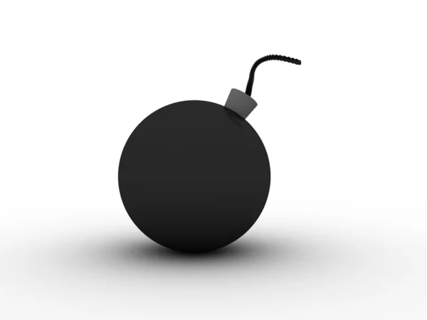 Yumuşak siyah bomba — Stok fotoğraf