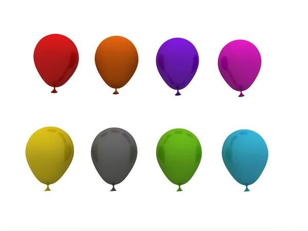 Kleurrijke viering ballonnen — Stockfoto