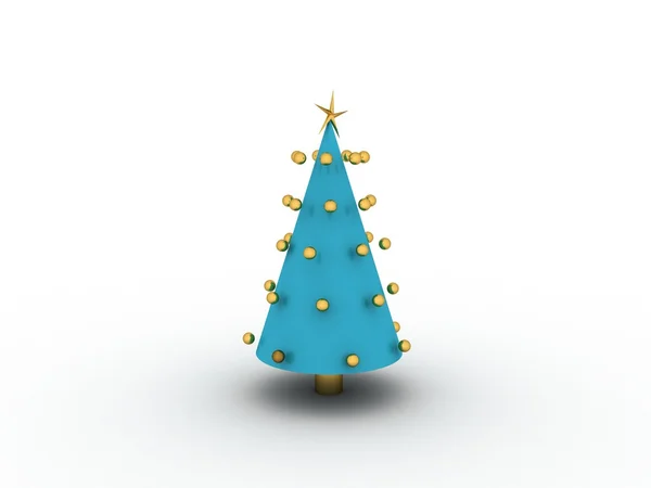 时尚的圣诞树 — 图库照片
