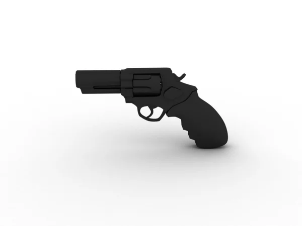 Pistola preta — Fotografia de Stock
