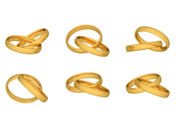 Fancy guld ring — Stockfoto