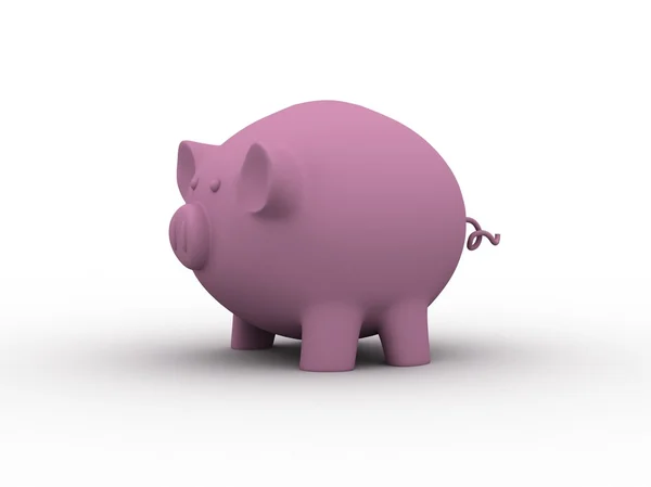 Cute Pink Piggy — Stock Photo, Image
