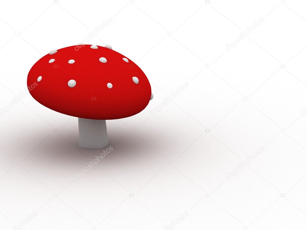 Soft Red Mushroom