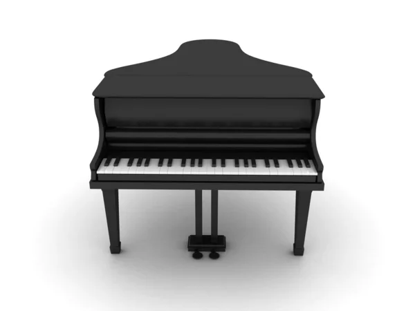 3D фортепіано — стокове фото