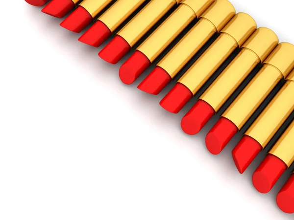 Golden Lipstick — Stock Photo, Image