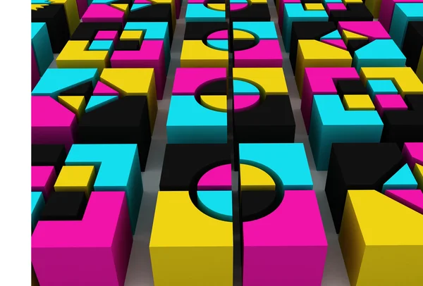 Stylish Cubes — Stock Photo, Image