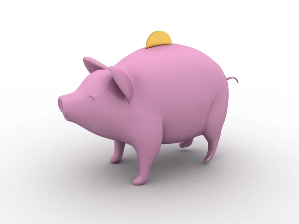 Banco de Piggy criativo — Fotografia de Stock