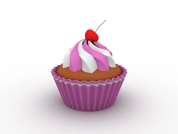 Vanilj muffins cupcake — Stockfoto