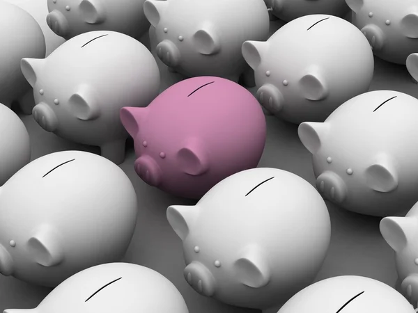 Piggy bank fogalma — Stock Fotó