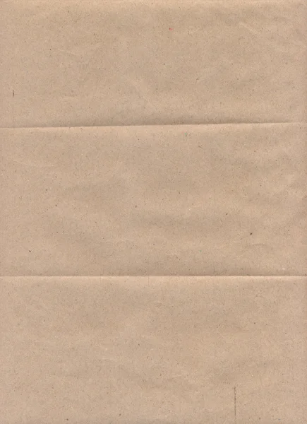 Gevouwen bruin papier — Stockfoto