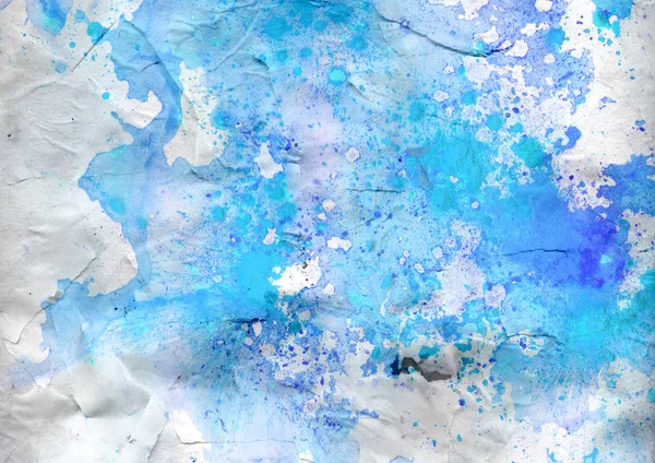 Blue Abstract Watercolor Background — Stock Photo, Image