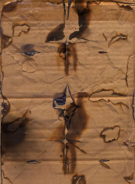 Aşırı yanmış kağıt — Stok fotoğraf