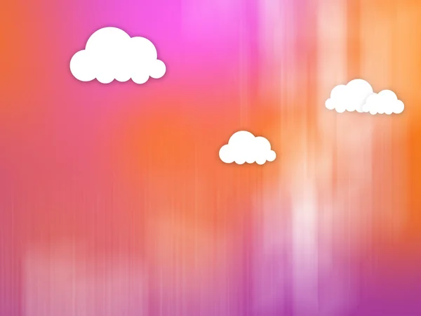 Renkli bulutlu zemin — Stok fotoğraf