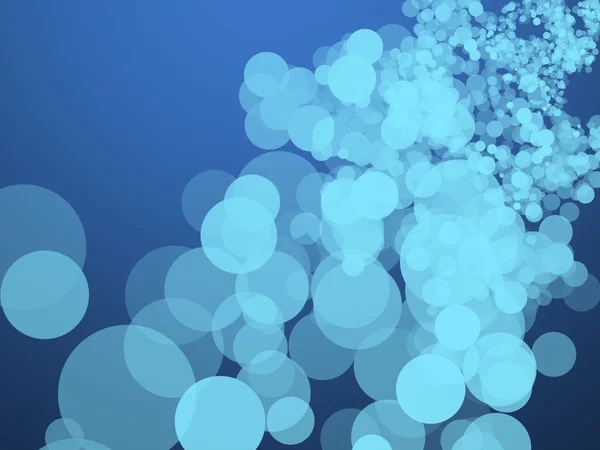 Dark Blue Bubbles & Background — Stock Photo, Image
