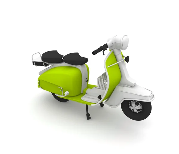 Modell grüner Roller — Stockfoto