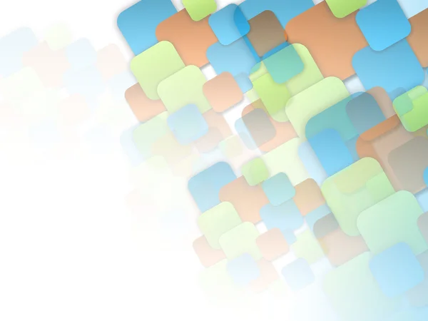 Colored Blur Cubes Design — Stock Photo, Image