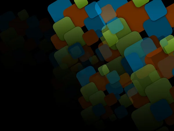 Dark Blur Cubes Fond d'écran — Photo