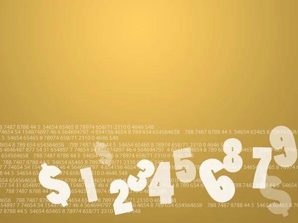 Fundo Digital Amarelo — Fotografia de Stock
