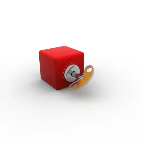 Brinquedo chave vermelha — Fotografia de Stock