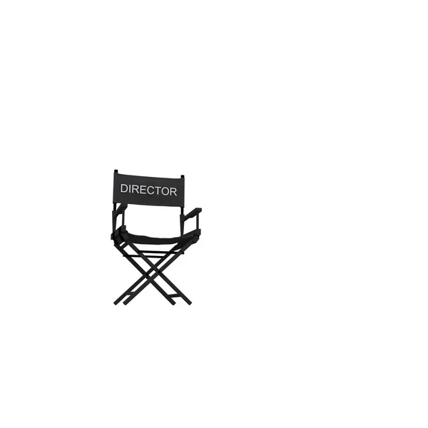 Mooie zwarte houten stoel ontwerp — Stockfoto