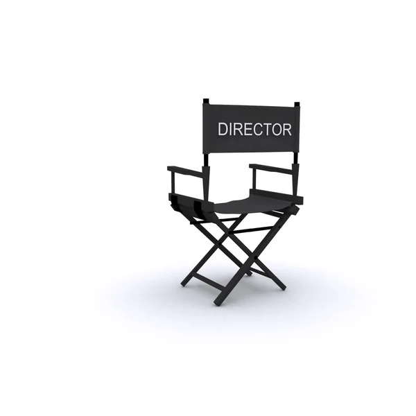 Yönetmenin şık sandalye — Stok fotoğraf