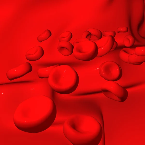 红血细胞概念 — 图库照片