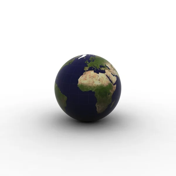 Tierra global 3d —  Fotos de Stock