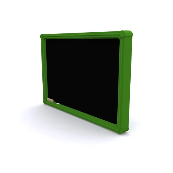 Zwarte bord met groene rand — Stockfoto