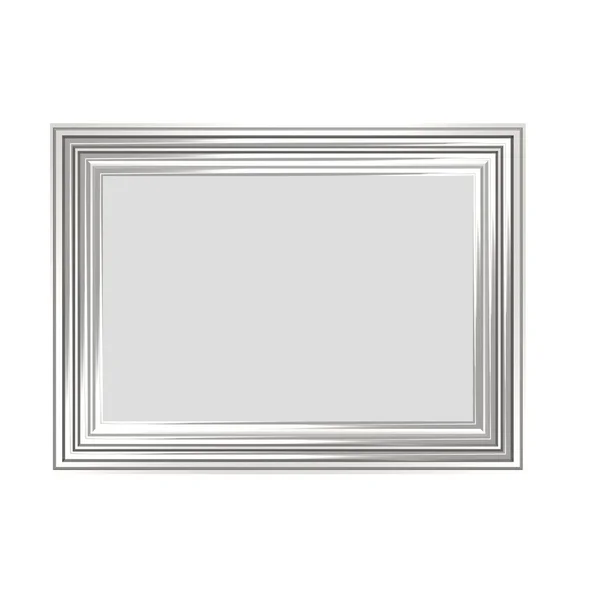 Silver Photo Frame — Stock Photo, Image