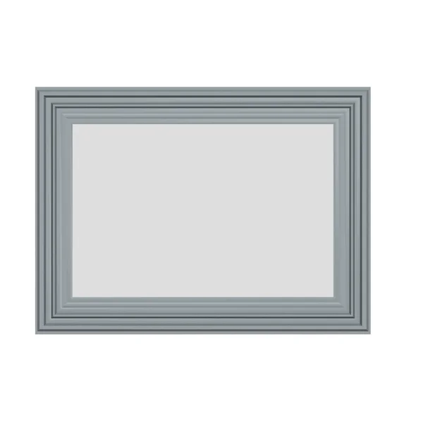 Rough Silver Photo Frame — Stock Photo, Image