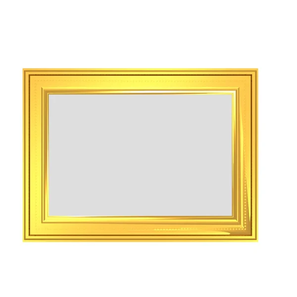Moldura foto dourada — Fotografia de Stock