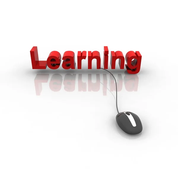 3d Learning Concept — Zdjęcie stockowe