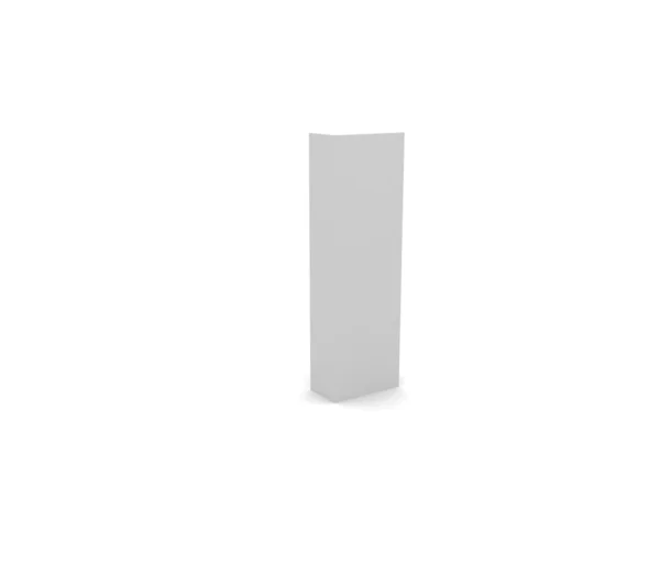 Белый 3d кирпича — стоковое фото