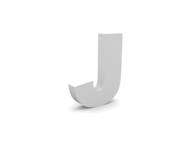 3-й алфавит J — стоковое фото